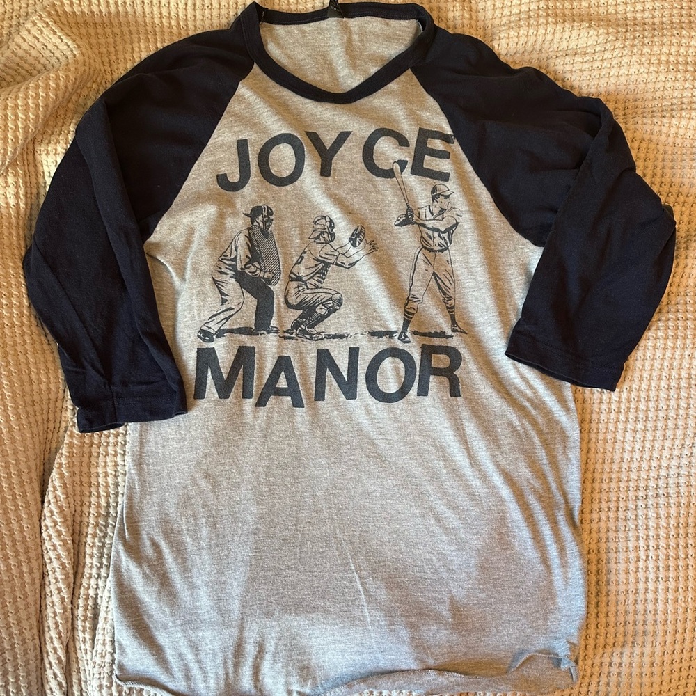 Joyce Manor - 3/4 sleeve baseball tee - limited number printed - men’s M